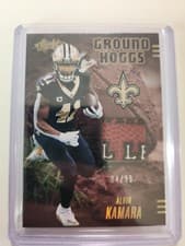 2025 Panini Absolute Ground Hoggs Materials Alvin Kamara #GHM-AKA card