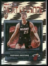 2025-26 NBA Hoops Next Episode Kasparas Jakučionis #NE-20 card