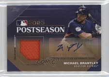 2024 Topps Postseason Performance Autograph Relic Michael Brantley #PPAR-MB card