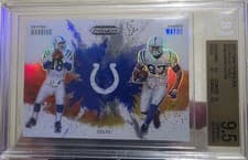 2025 Panini Prizm Black Color Blast Peyton Manning #29 card