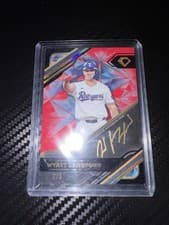 2025 Topps Diamond Icons Black PolychromatINK Autographs Wyatt Langford #BPA-WL card