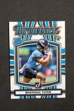 2025 Donruss Rated Rookie Throwback Bhayshul Tuten #38 card