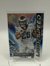 2025 Topps Cosmic Chrome Light Speed Saquon Barkley #LS-19 card