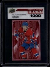 Lane Hutson 2024-25 Upper Deck Population Count card