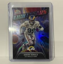 2025 Topps Cosmic Chrome Light Years Aaron Donald #LY-15 card
