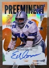 2025 Topps Signature Class Preeminent Ink Ed "Too Tall" Jones #PI-EJ card