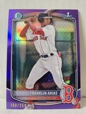 2025 Bowman Chrome Prospects Franklin Arias #BCP-67 card