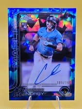 2025 Topps Chrome Update Sapphire Chrome Sapphire Autographs Connor Norby #USA-CN card