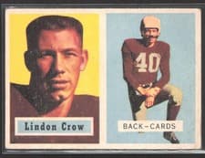 Lindon Crow 1957 Topps card