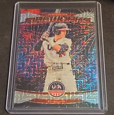 2026 Panini Stars & Stripes Prizm Fireworks Eli Willits #25 card