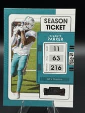 DeVante Parker 2021 Panini Contenders card