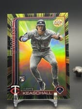 2025 Topps Chrome Update Radiating Rookies Luke Keaschall #RR-36 card