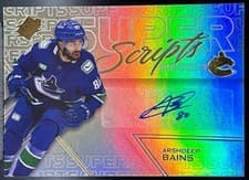 2024-25 SPx SuperScripts Rookies Arshdeep Bains #SSR-AB card