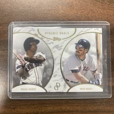 2025 Topps Dynamic Duals Base Set Rafael Devers / Wade Boggs #16 card