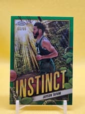 2024-25 Topps Chrome Instinct Jayson Tatum #INS-12 card