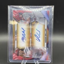 2024 Bowman's Best Dual Autographs Aidan Miller / Mick Abel #DA-AM card