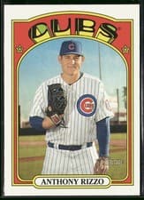 Anthony Rizzo 2021 Topps Heritage card
