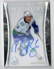 2024-25 Upper Deck Artifacts Orchestrators Signatures Brock Boeser #O-BB card
