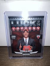 2024-25 Panini Prizm Black Luck of the Lottery Derrick Rose #4 card