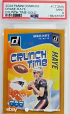 2024 Donruss Crunch Time Drake Maye #CT-DMA card