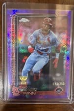 2025 Topps Chrome Logofractor Edition Base Set Masyn Winn #244 card