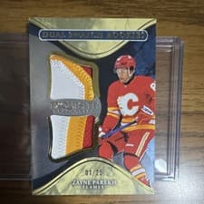 2025-26 Upper Deck Black Diamond Exquisite Dual Swatch Rookies Zayne Parekh #EDS-ZP card