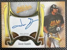 2026 Topps Tier One Top Shelf Signatures Jason Giambi #TSS-JG card