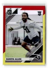 Dakota Allen 2019 Donruss Optic card