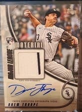 2025 Topps Update Major League Material Autographs Drew Thorpe #MMAU-DT card