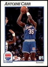 1991-92 Hoops Base Set Antoine Carr #181
