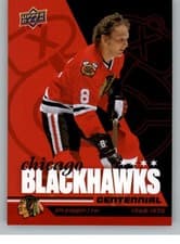 2025-26 Upper Deck Chicago Blackhawks Centennial Box Jim Pappin #77 card