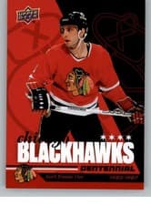 2025-26 Upper Deck Chicago Blackhawks Centennial Box Curt Fraser #52 card