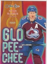 2024-25 O-Pee-Chee Glo Pee-Chee Nathan MacKinnon #GLO-1 card