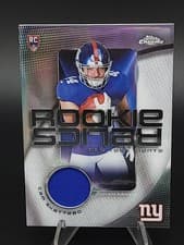2025 Topps Chrome First Year Fabric Cam Skattebo #FYF-CS card