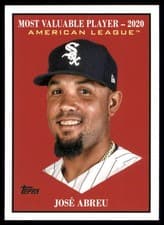 2025 Topps Update Most Valuable José Abreu #MV-6 card