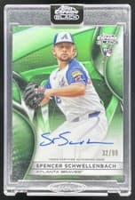 2025 Topps Chrome Black Autographs Spencer Schwellenbach #CBA-SSH card