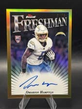 2025 Finest Finest Freshman Autographs Omarion Hampton #FFA-OH card