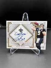 2025 Panini National Treasures Notable Nicknames Drew Brees #4 card