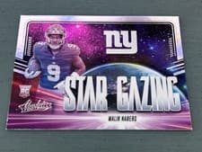Malik Nabers 2024 Panini Absolute Star Gazing card