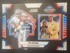 2025 Score Men of Canton Tim Brown #20 card