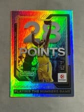 Sofoklis Schortsanitis 2025 Panini Contenders EuroLeague Playing the Numbers Game card