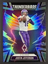 Justin Jefferson 2025 Panini Phoenix Thunderbirds card
