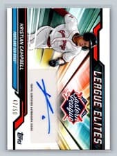 2025 Topps Pro Debut League Elites Autographs Kristian Campbell #LEA-KC card
