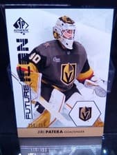 Jiri Patera 2023 SP Authentic Future Icon card