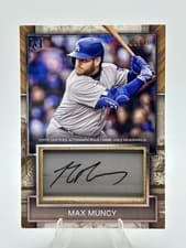 2025 Topps Museum Collection Autographed Jumbo Lumber Bat Relics Max Muncy #AJBR-MM card