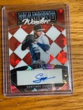 Santiago Suarez 2024 Leaf Metal Diamond Wonders card