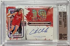 2025 Panini Impeccable WNBA Impeccable Stats Autographs Caitlin Clark #8 card