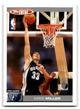 Mike Miller 2004-05 Topps Total Base Set card