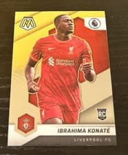 Ibrahima Konate 2021 Panini Mosaic Premier League card