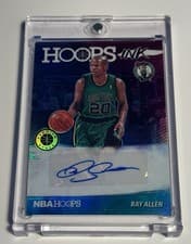 Ray Allen 2019 Panini Hoops Premium Stock Hoops Ink card
